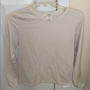 white long sleeve shirt